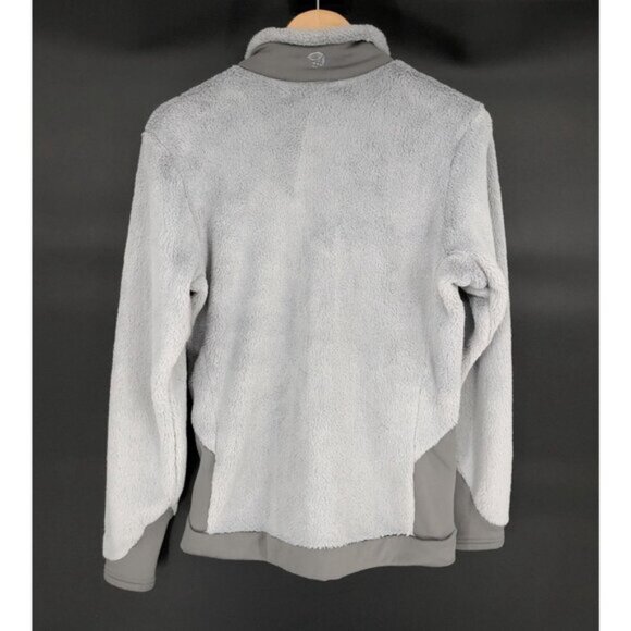 Mountain Hardwear Women Polartec Monkey Jacket M Gray Full Zip Fuzzy Outdoor - Picture 2 of 10